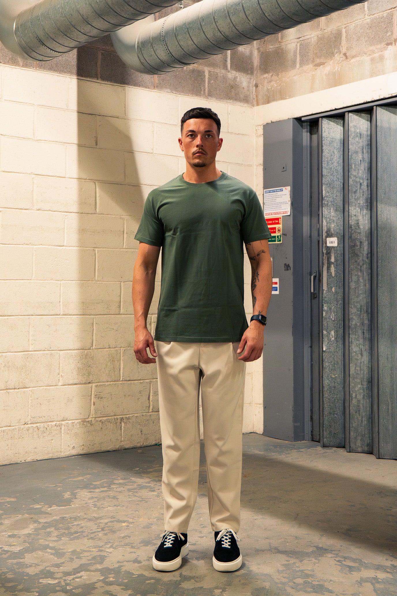 Premium Blank Tee - Khaki Olive
