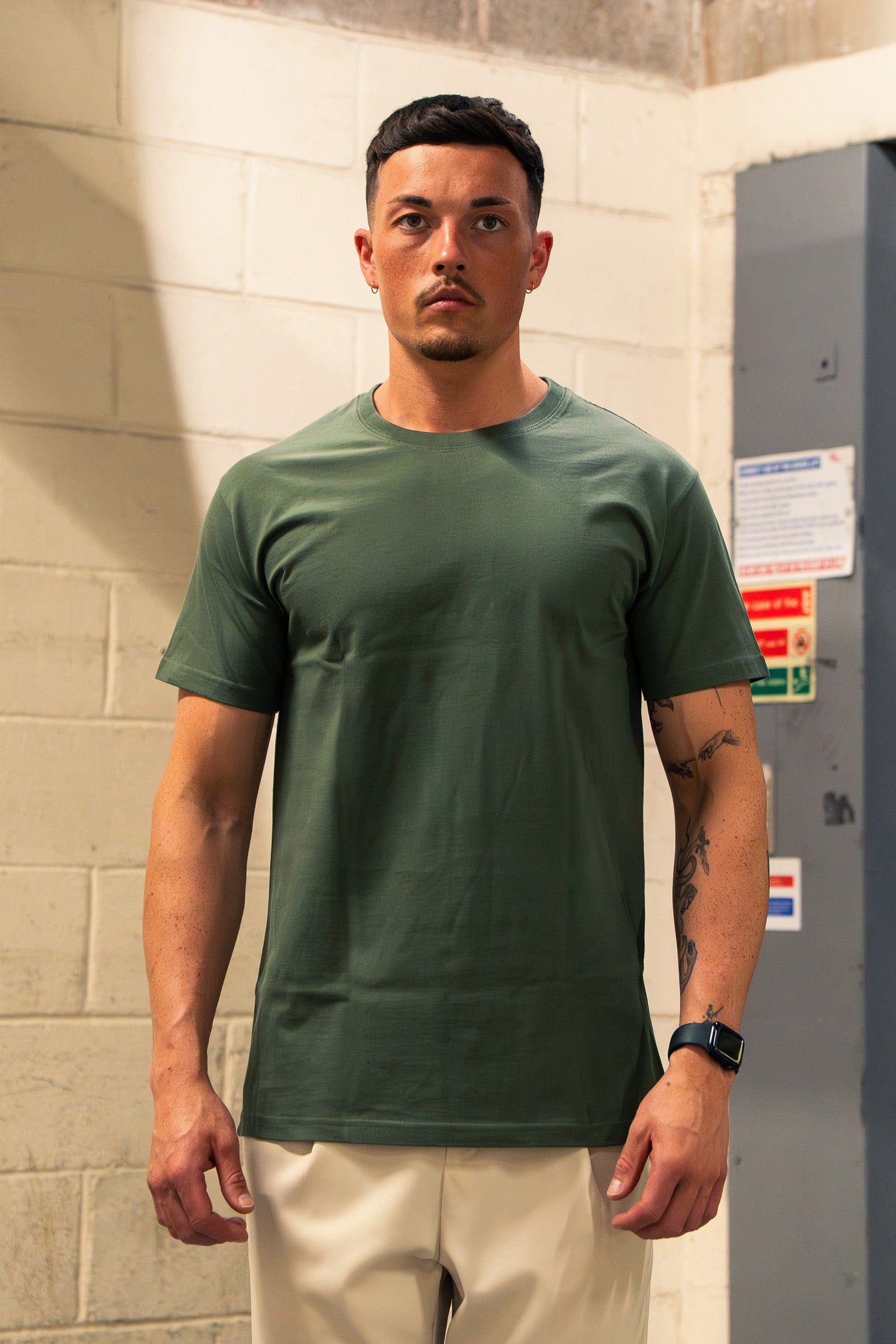 Premium Blank Tee - Khaki Olive