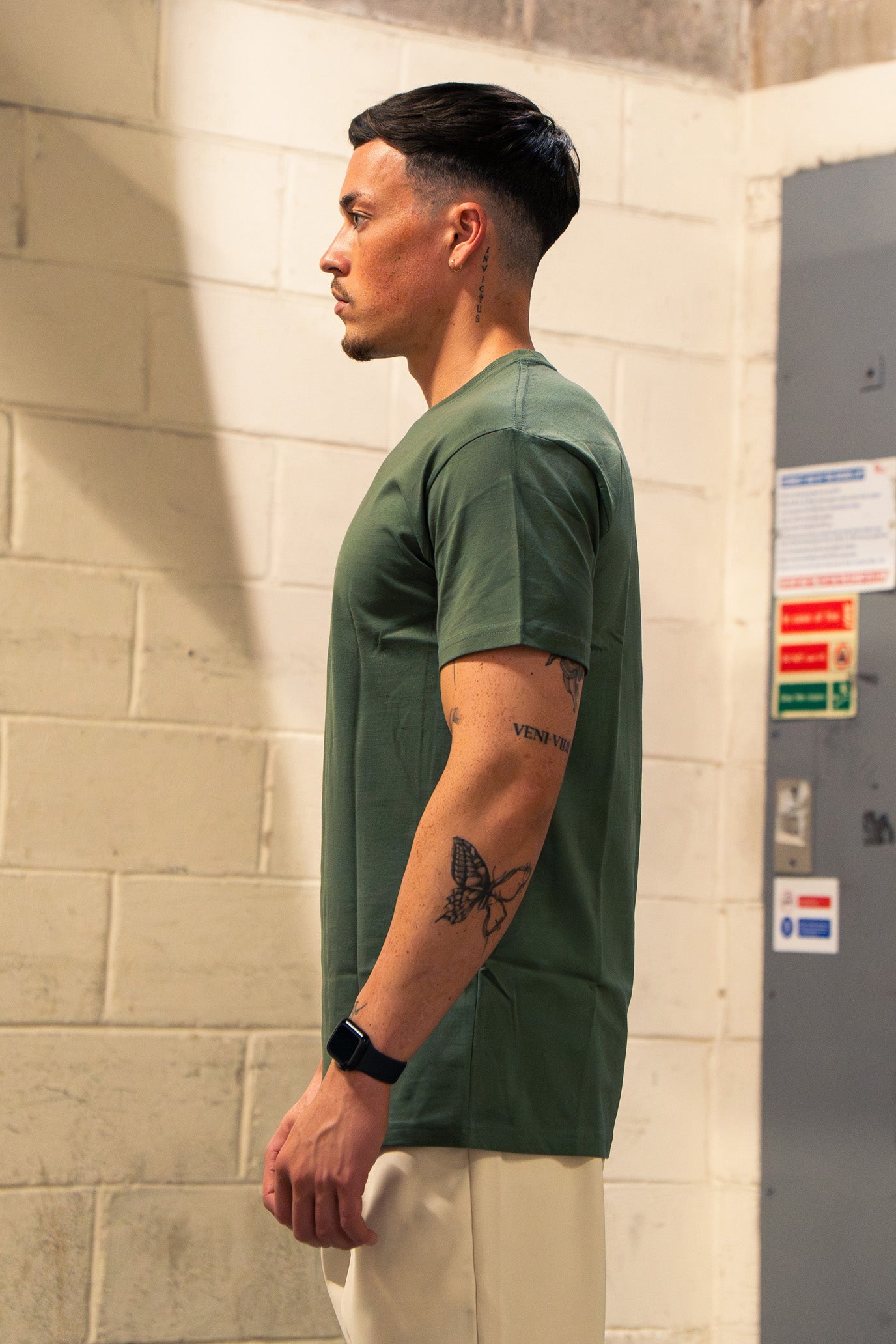 Premium Blank Tee - Khaki Olive