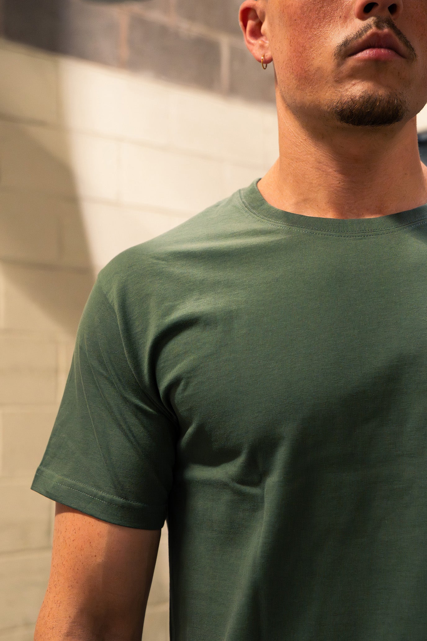 Premium Blank Tee - Khaki Olive