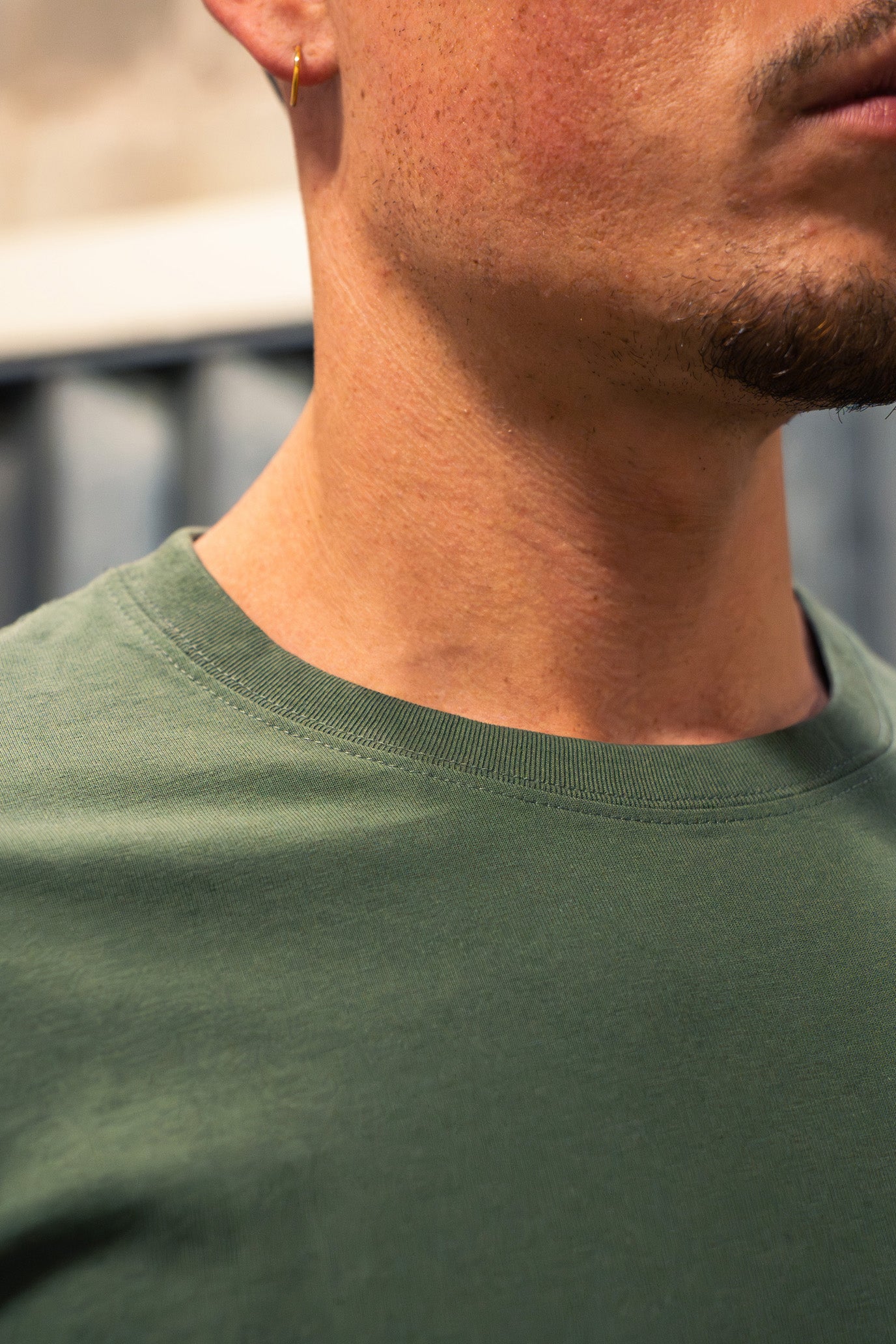 Premium Blank Tee - Khaki Olive