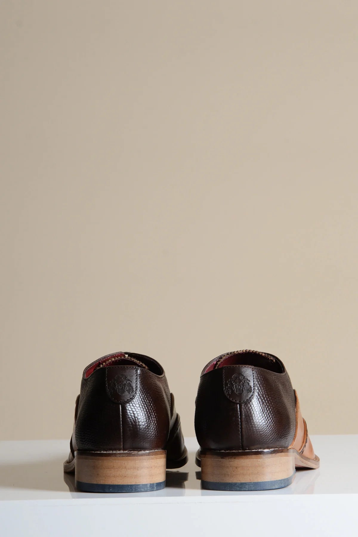 Ryan - Tan Brown Leather Wingtip Brogue Shoe