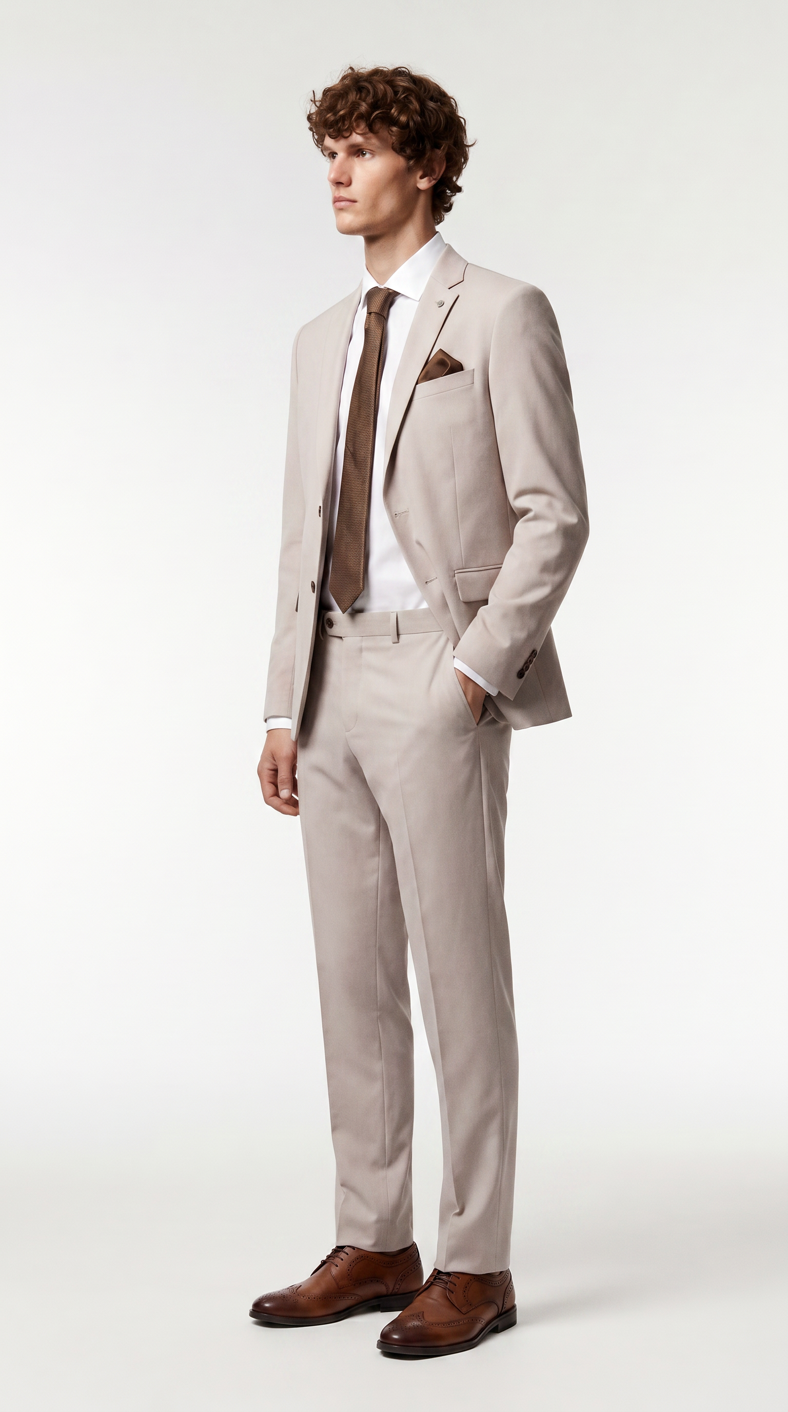 Mayfair - Stone Textured Two-Piece Suit