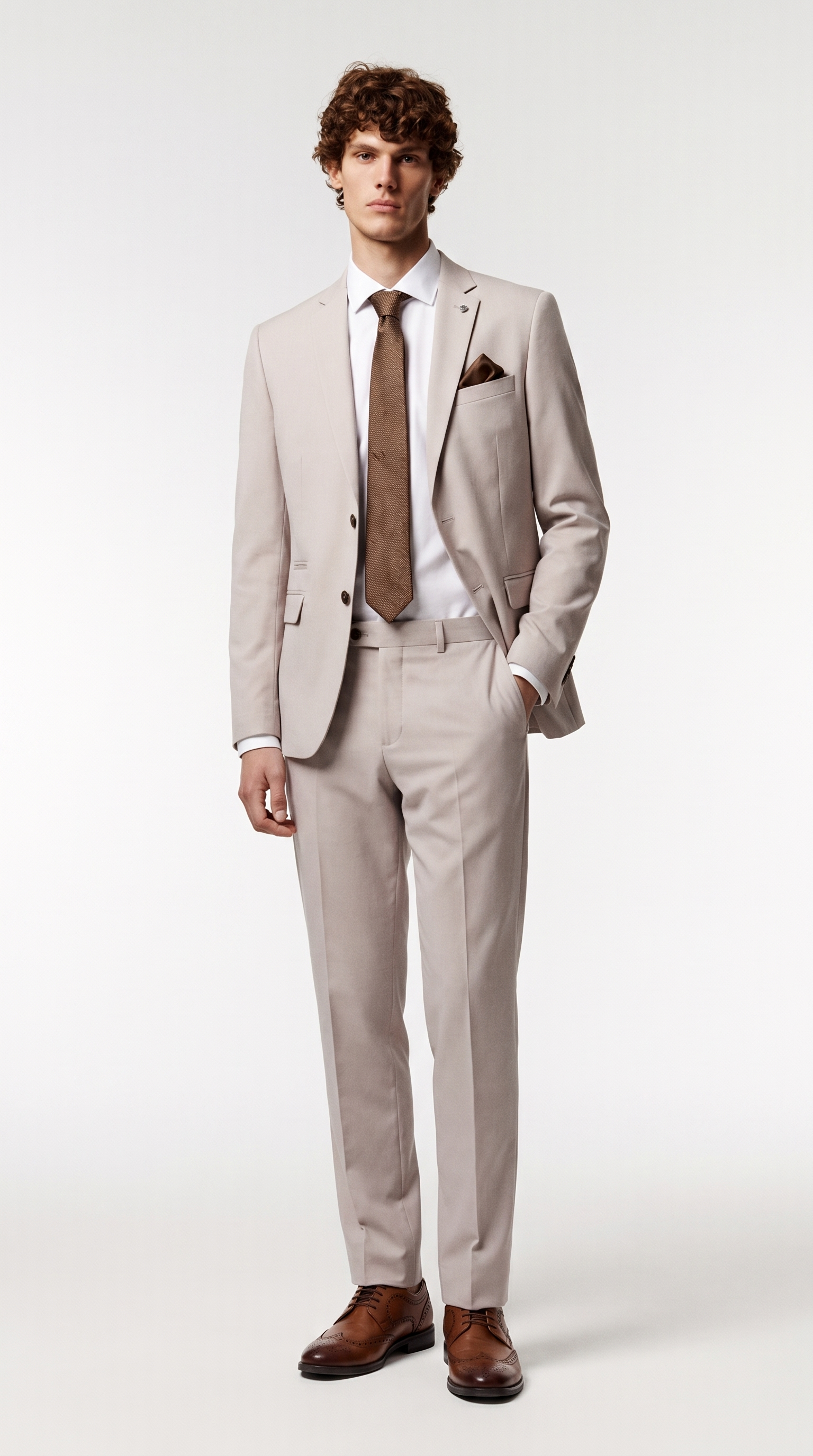 Mayfair - Stone Textured Two-Piece Suit