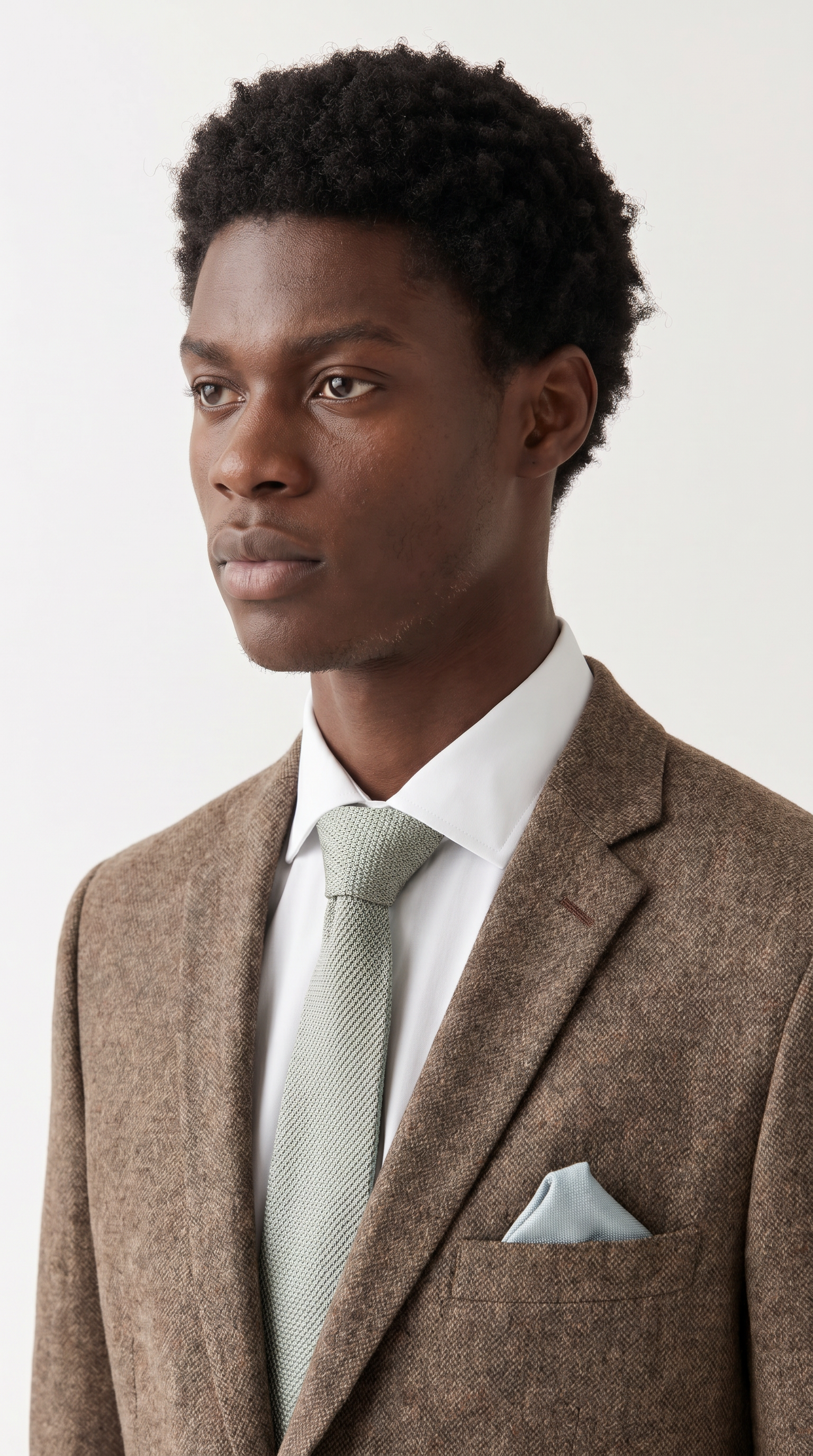 Oscar -  Brown Tweed Two-Piece Suit