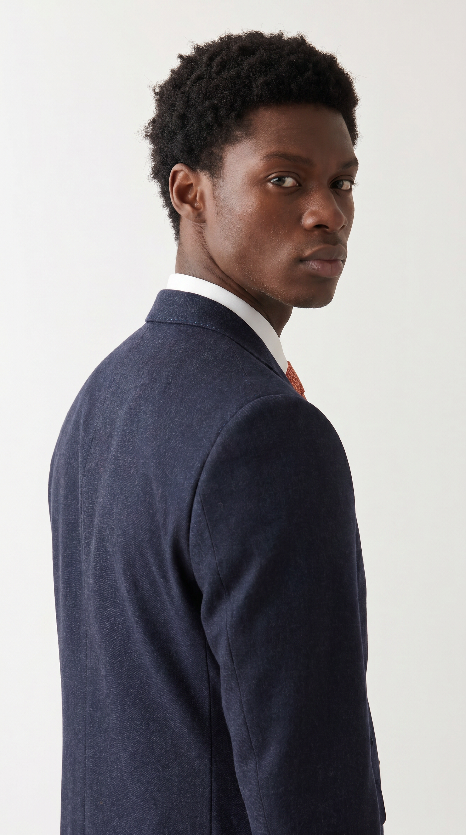 Oscar -  Navy Tweed Two-Piece Suit