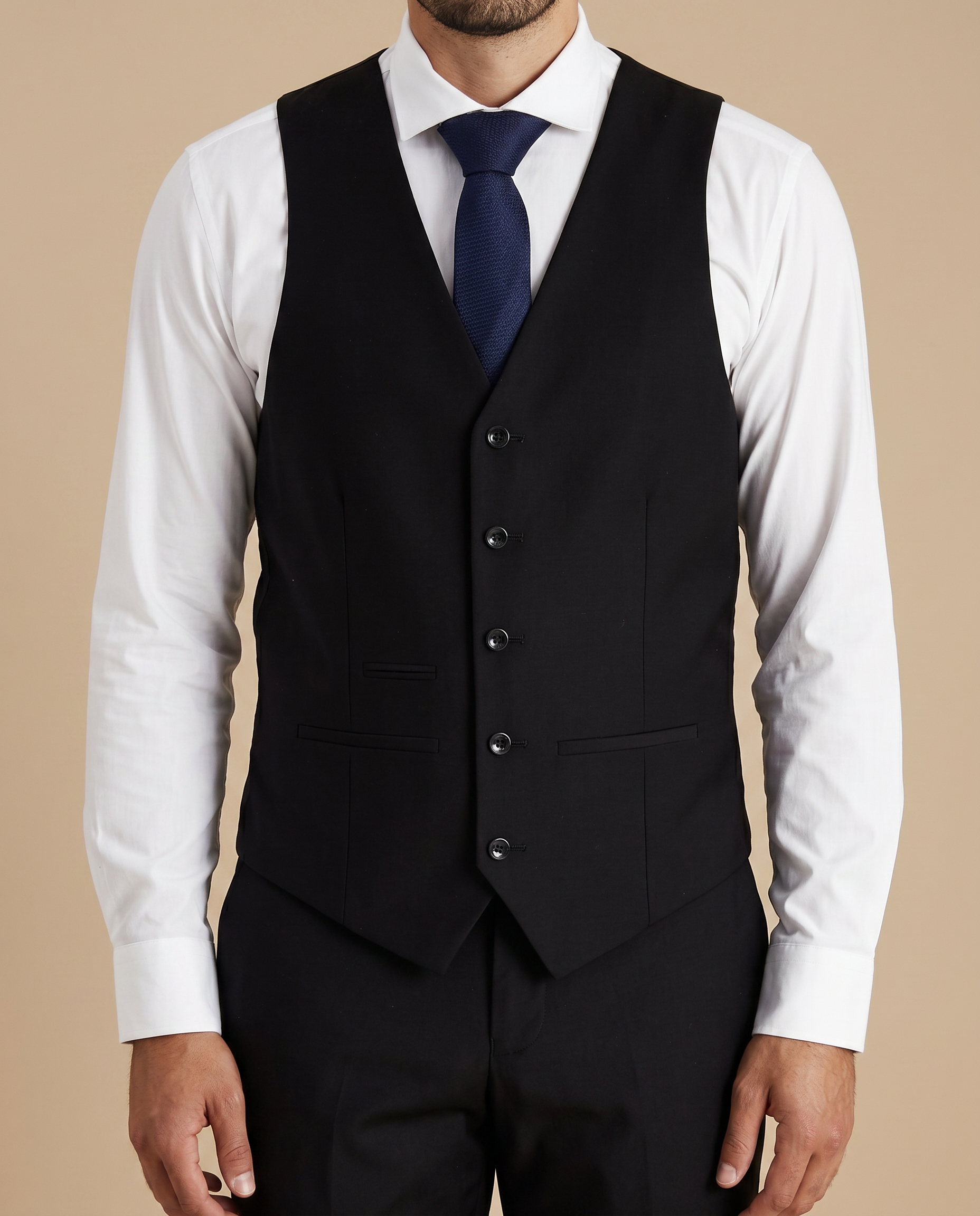 Parker - Black Three Piece Prom Suit