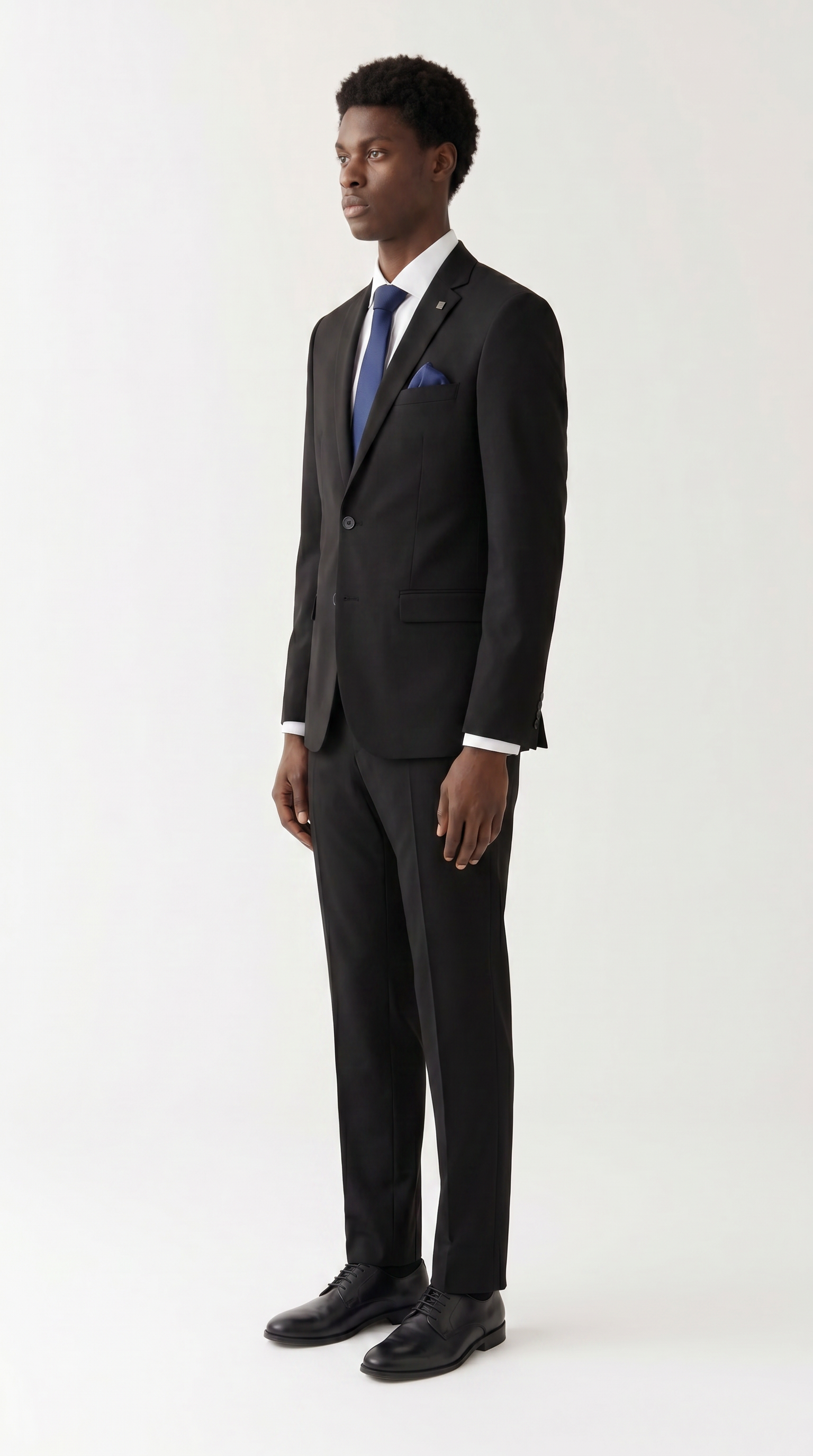 Parker - Black Two-Piece Prom Suit
