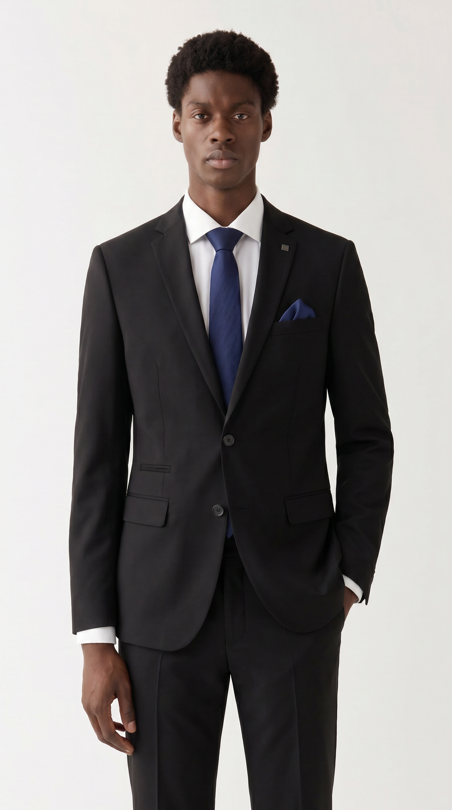 Parker - Black Two-Piece Prom Suit