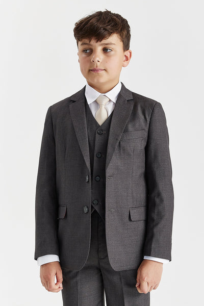 Device - Boy's Charles Charcoal Three Piece Suit