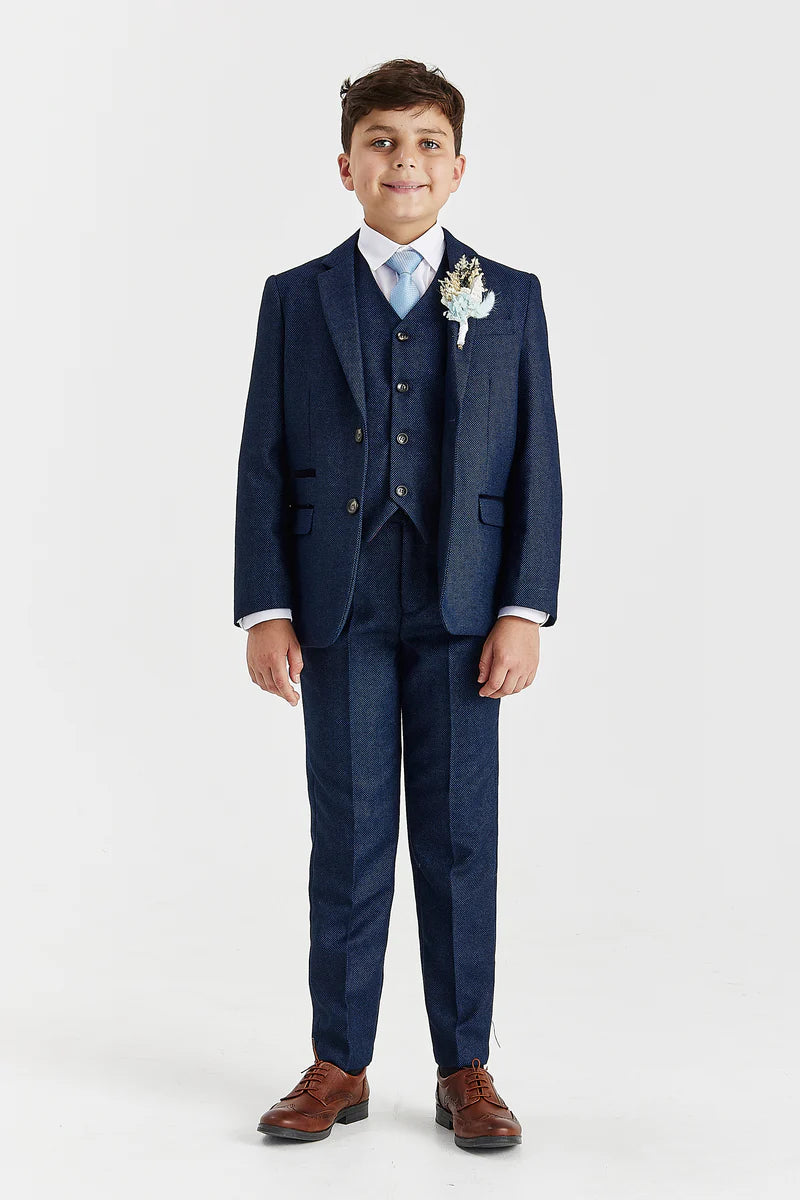Device - Boy's Arthur Navy Three Piece Suit