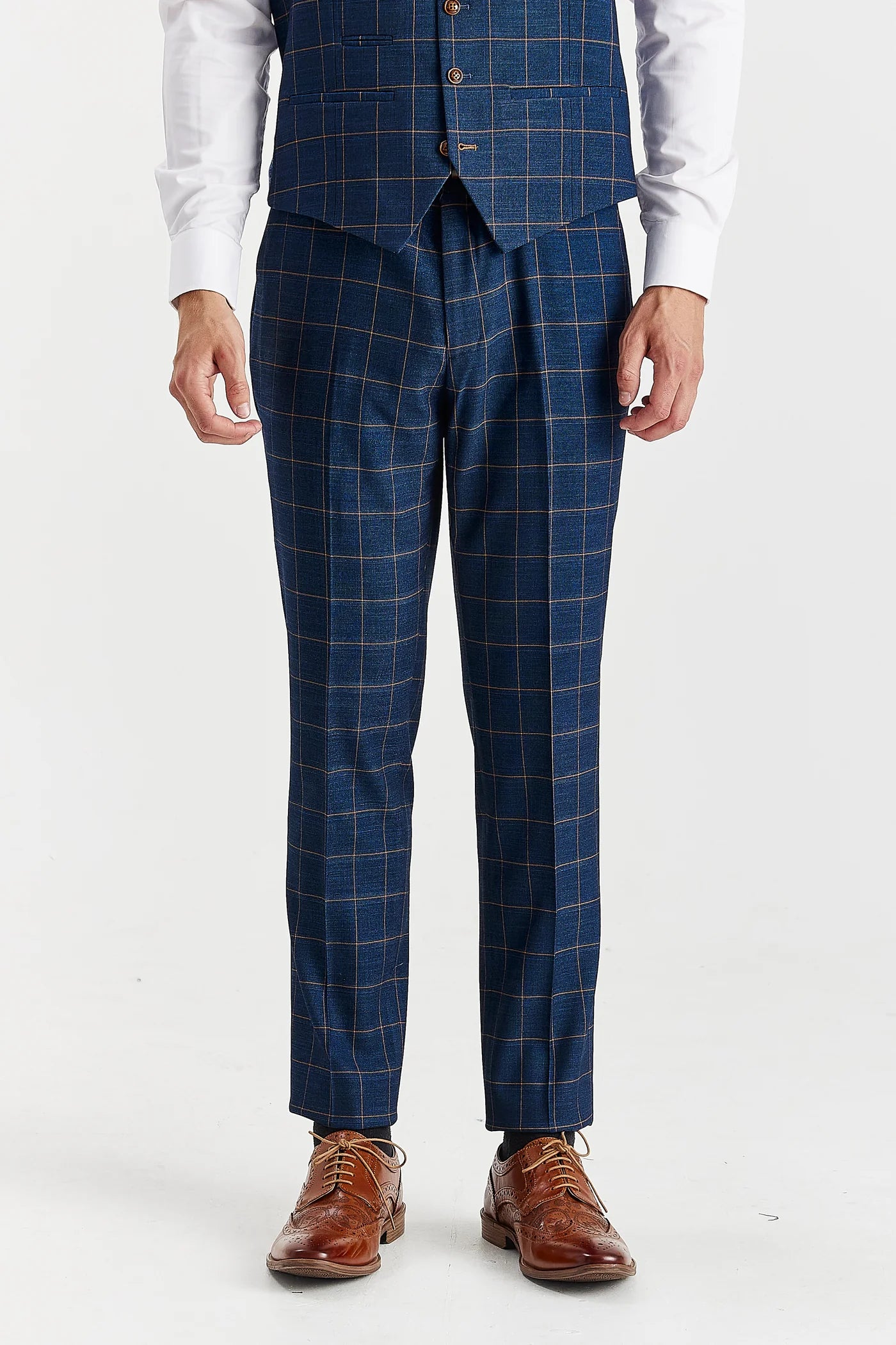 Hamleys - Navy Check Trousers