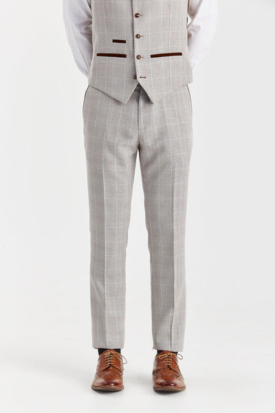 Leo - Beige Trousers