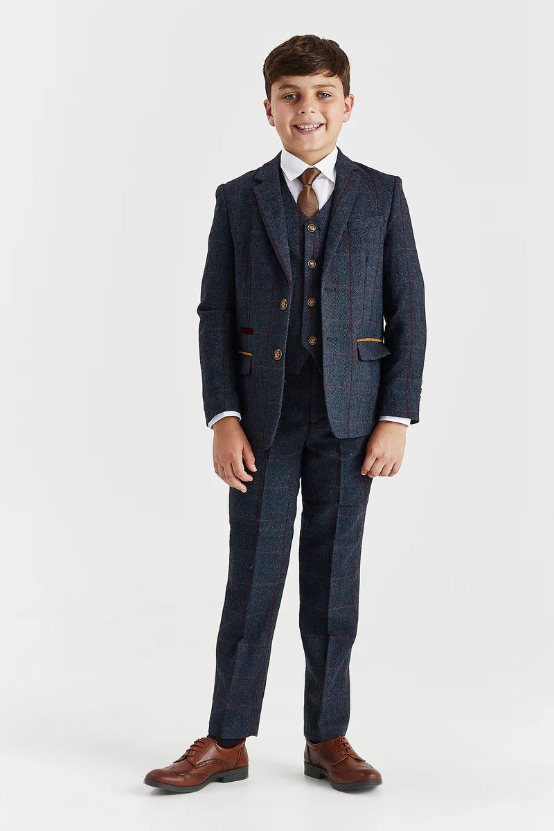 Device - Boy's Madrid Navy Three Piece Suit
