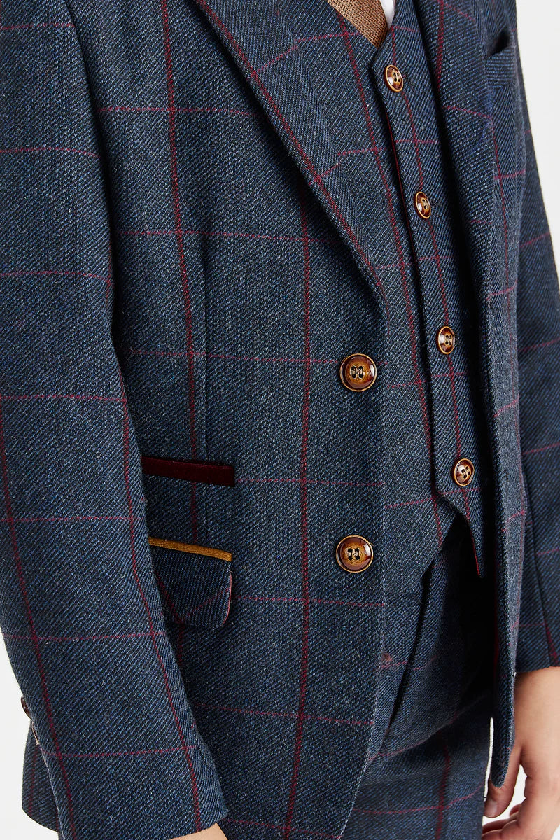 Device - Boy's Madrid Navy Three Piece Suit