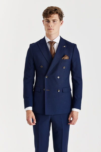 Mayfair - Men's Navy Double Breasted Blazer
