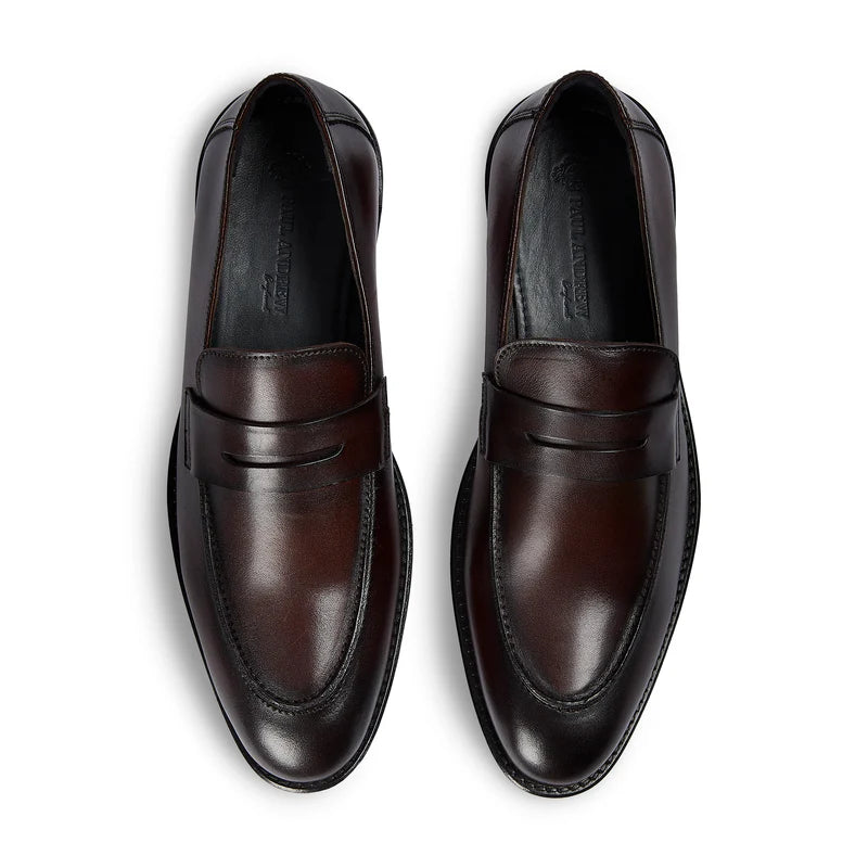 Ted - Brown Leather Loafer Shoe