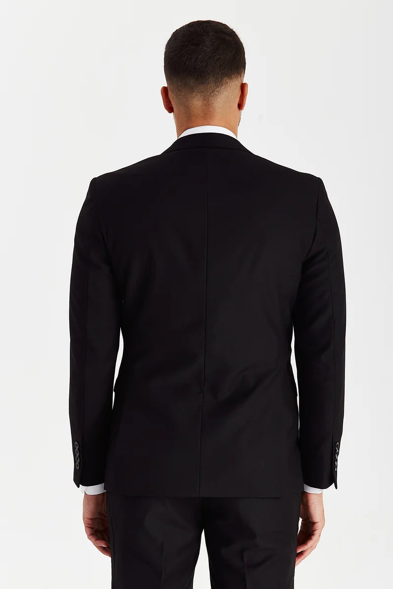 Parker - Black Three Piece Suit
