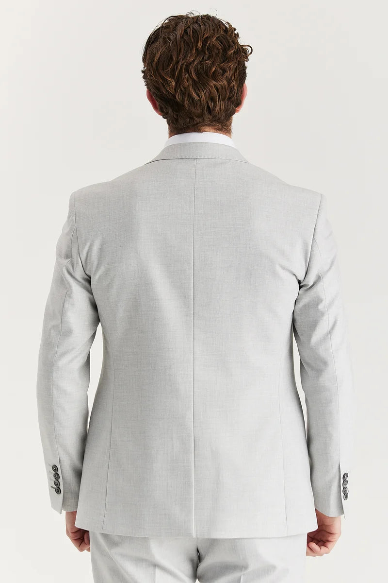 Belmont - Silver Men's Three Piece Suit