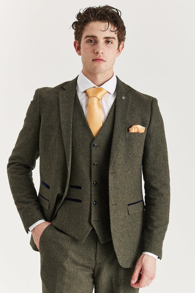 Oscar  - Green Tweed Blazer
