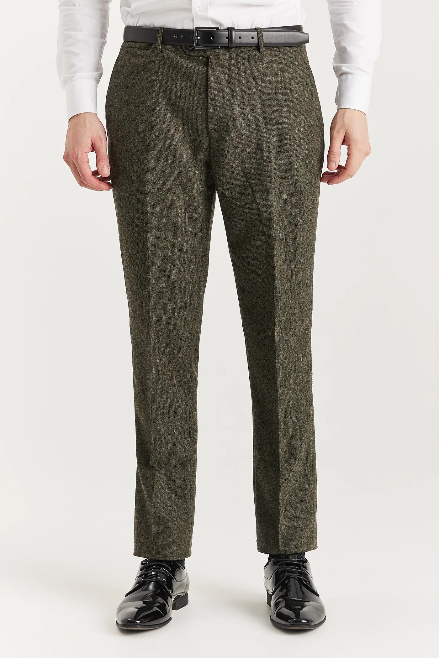 Oscar -  Green Tweed Trousers