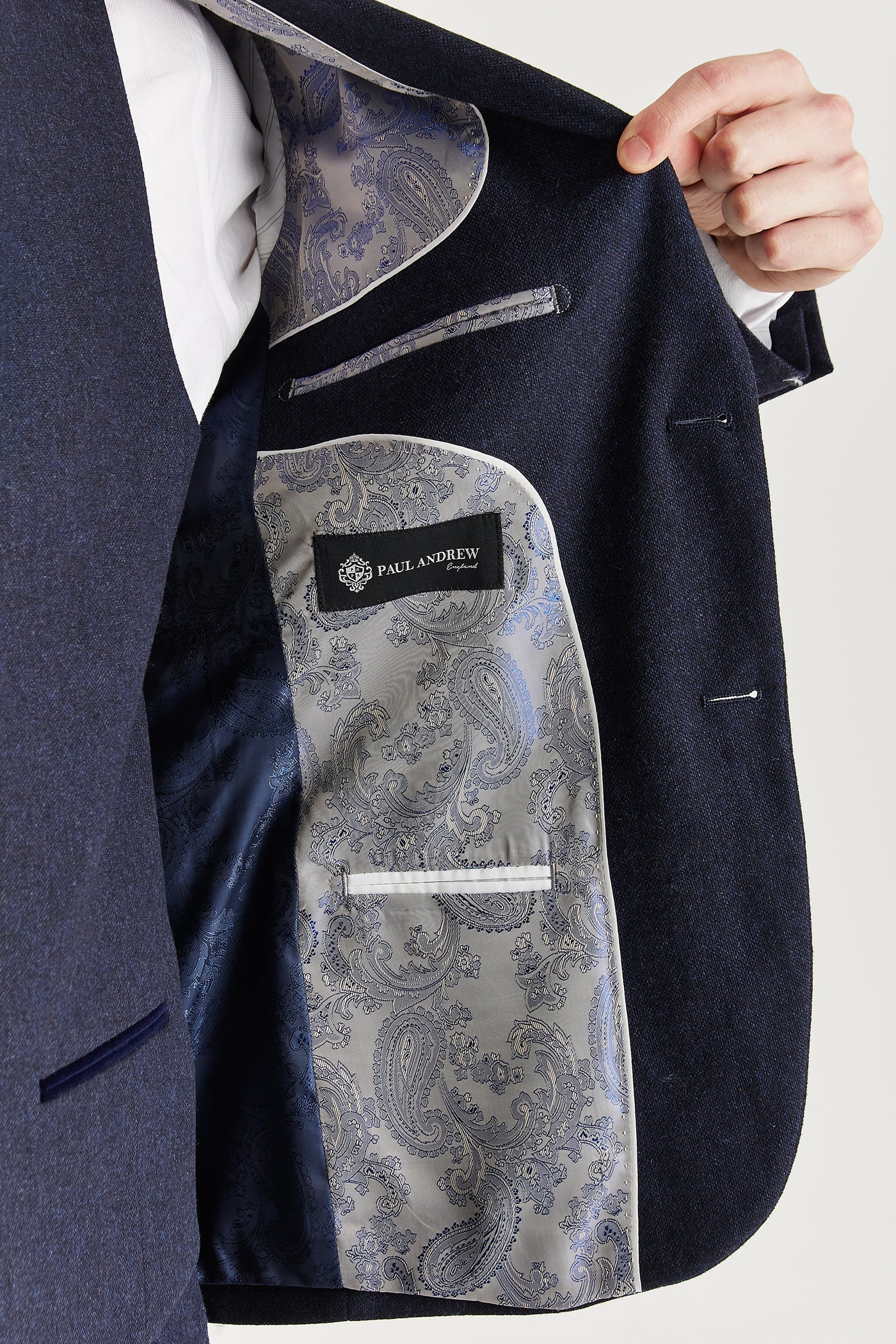 Oscar  - Navy Tweed Blazer