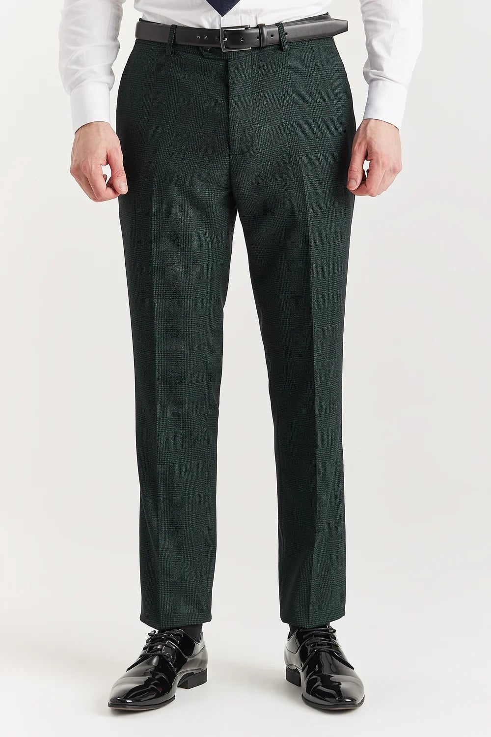 Regent - Olive Check Three Piece Suit