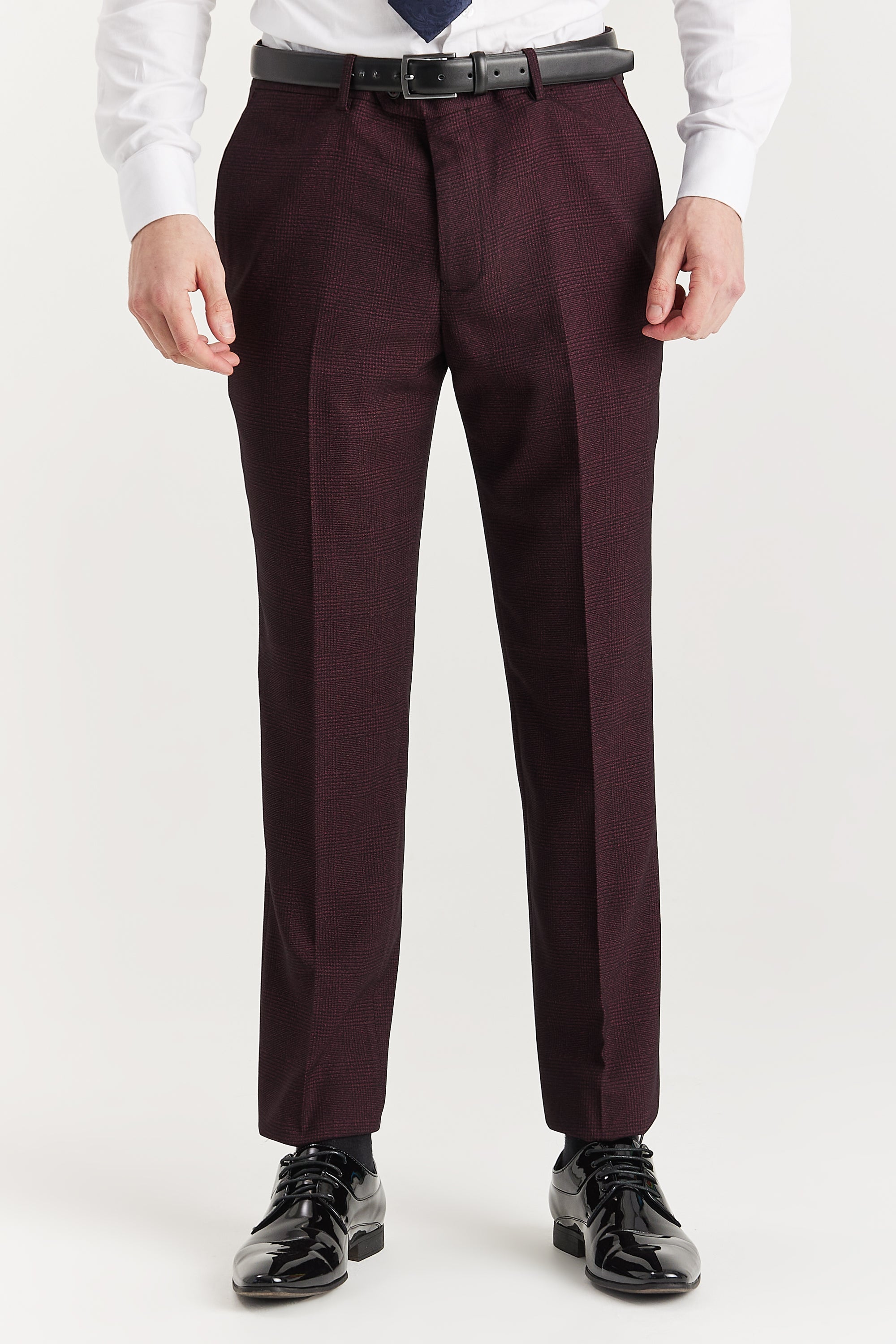 Regent Wine double breasted suit - styled