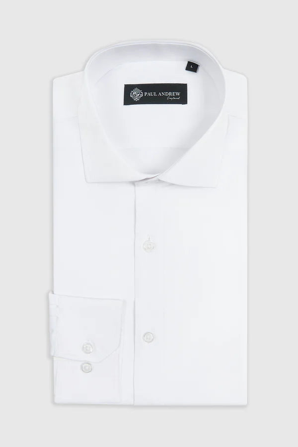 Oliver - White Cutaway Collar Shirt