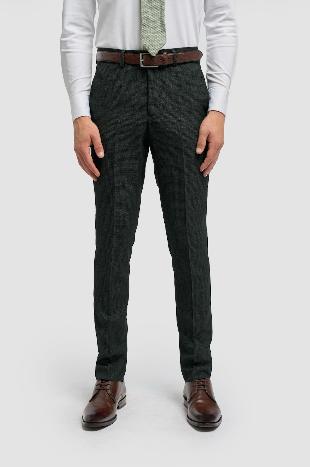 Caridi -  Olive Slim Fit Trousers