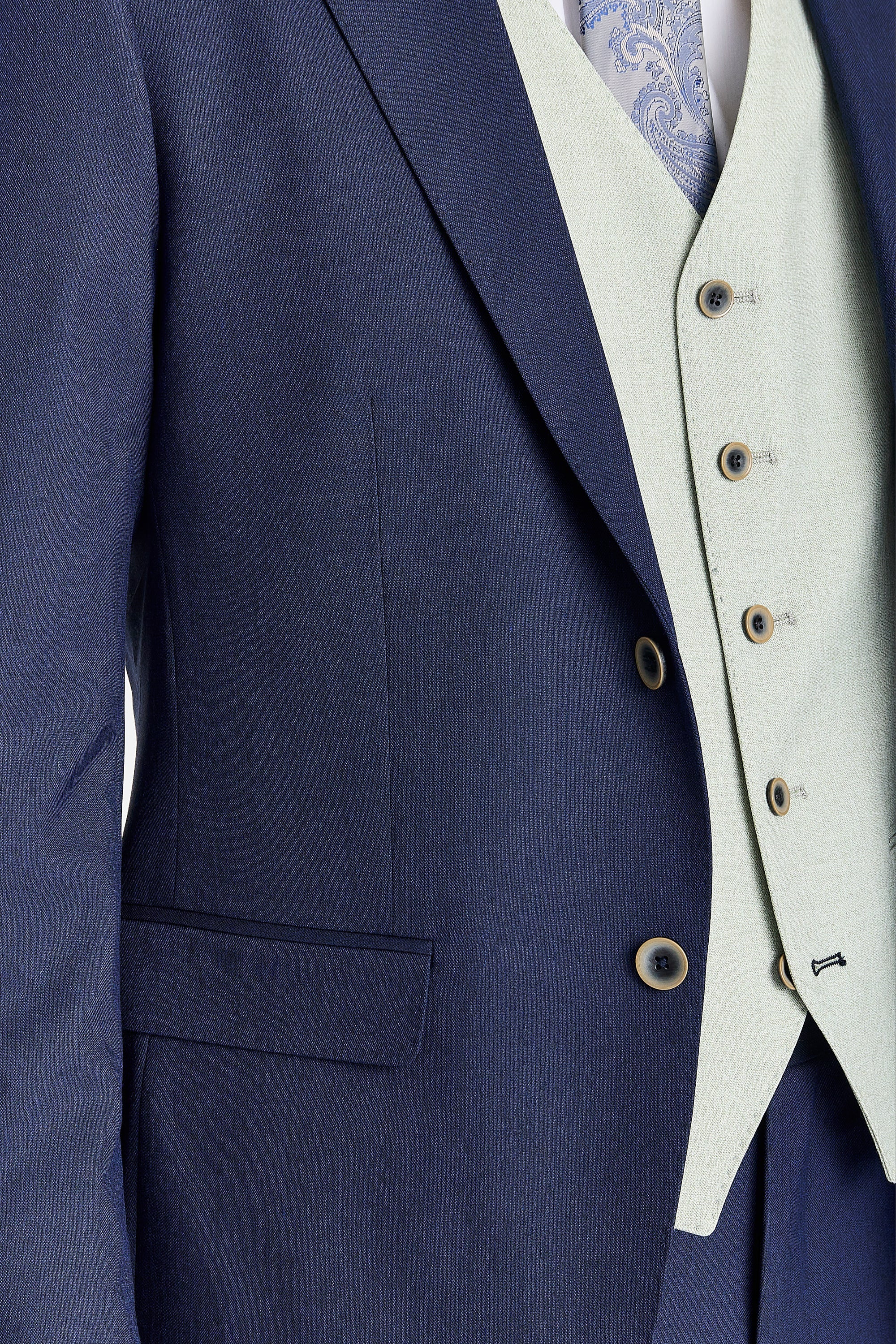 Belmont Navy Suit with Belmont Sage Waistcoat – image 4