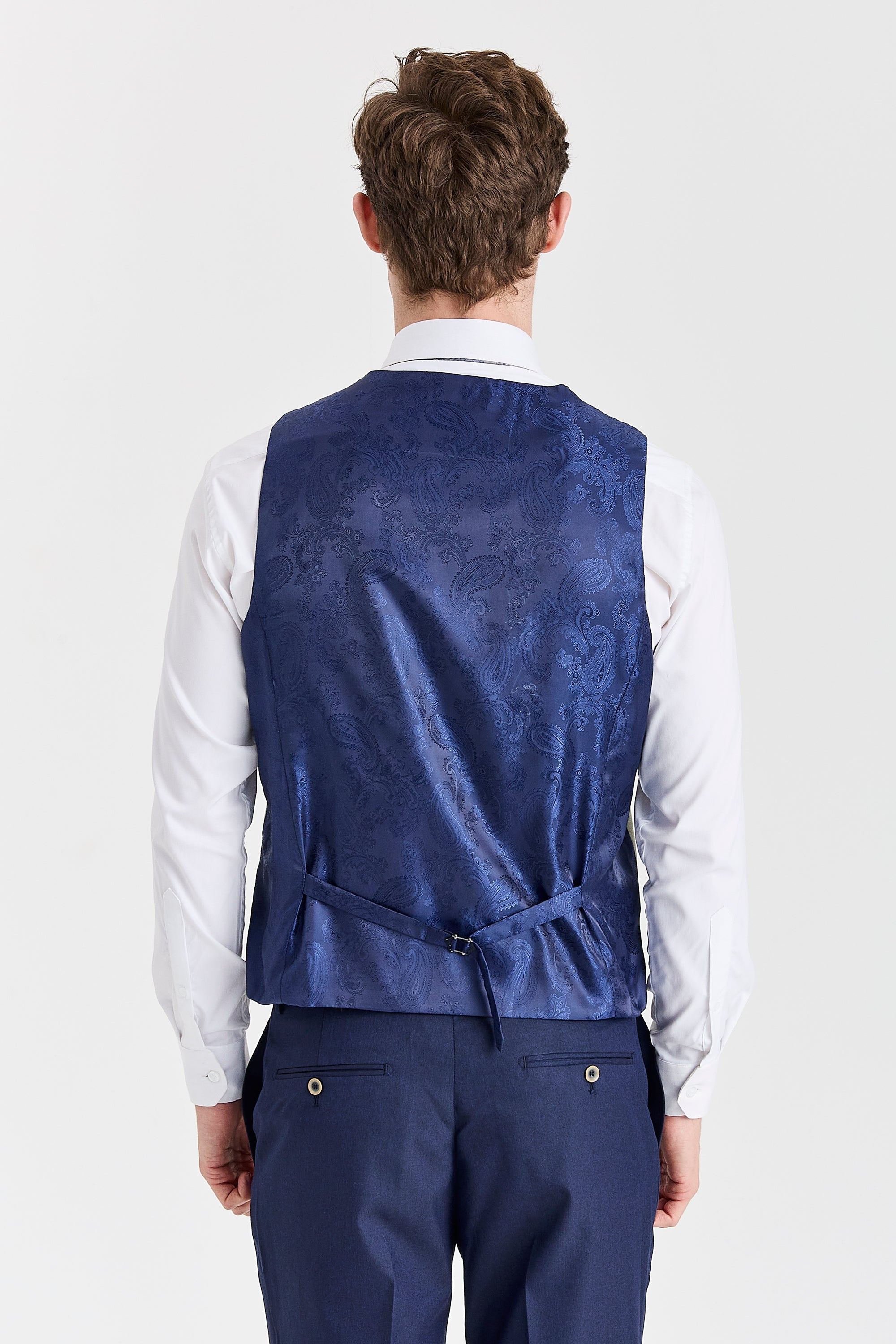 Belmont Navy Suit with Belmont Sage Waistcoat – image 6