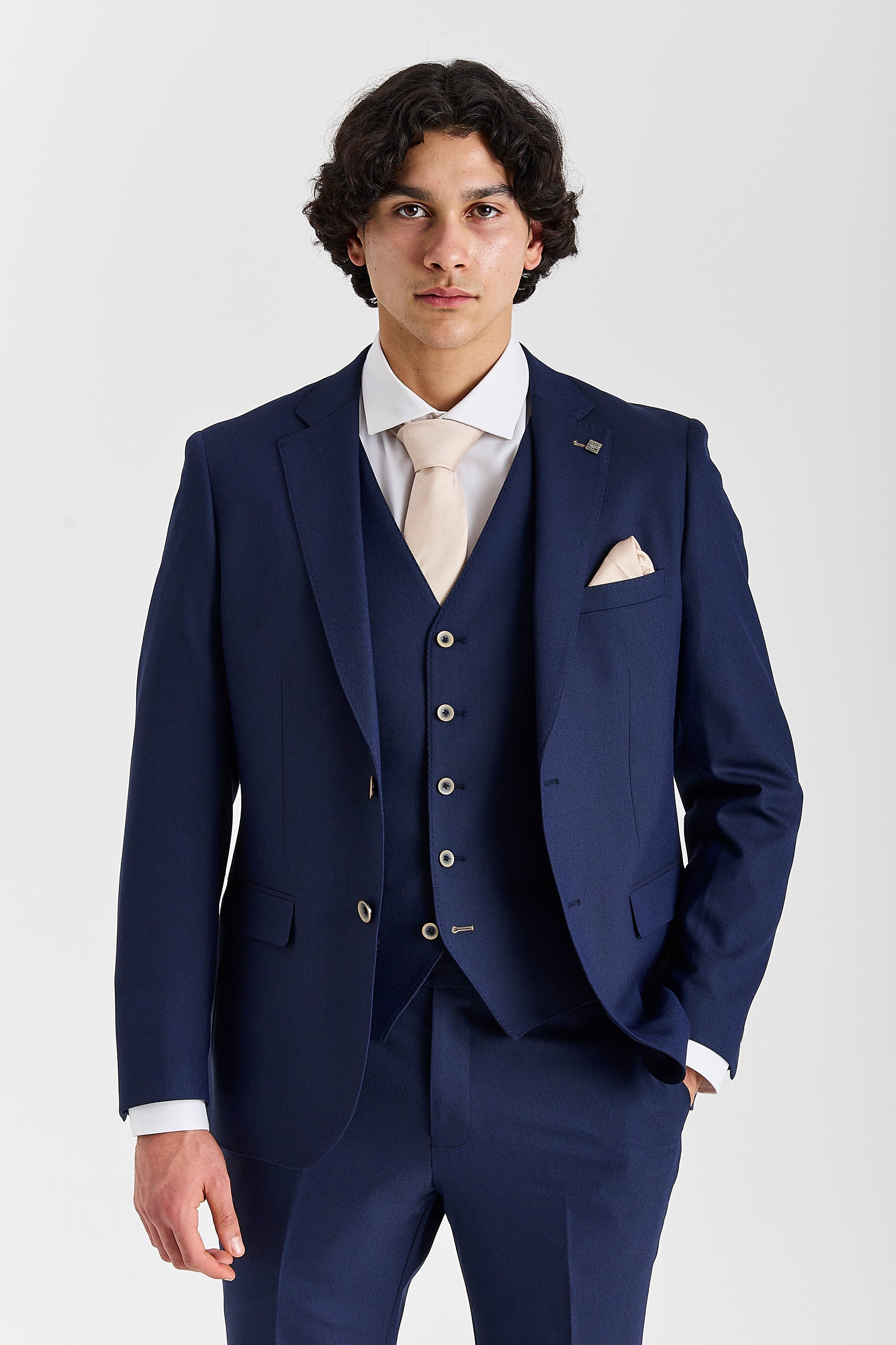 Belmont - Navy Men's Three Piece Suit – image 1