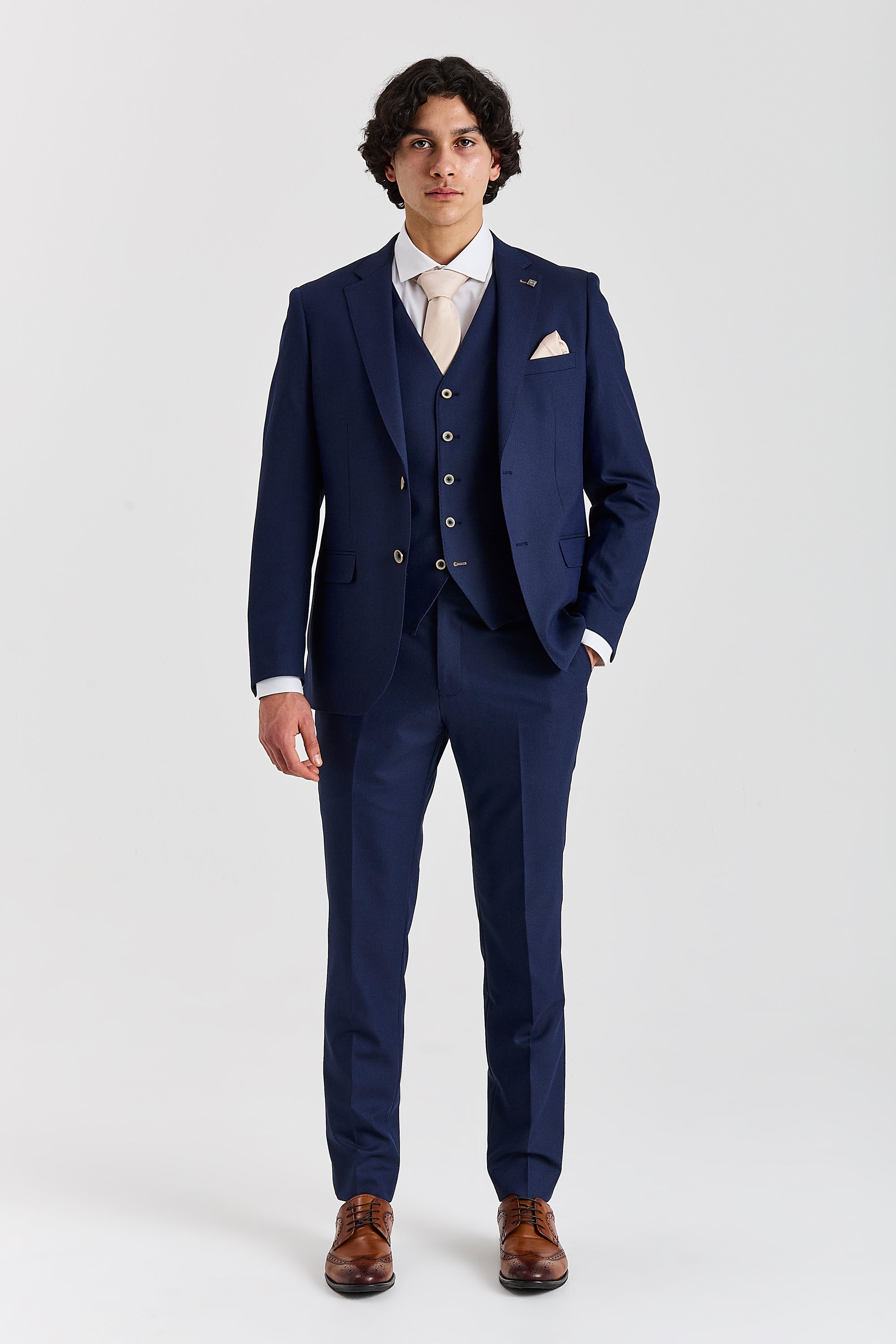 Belmont - Navy Men's Three Piece Suit – image 2