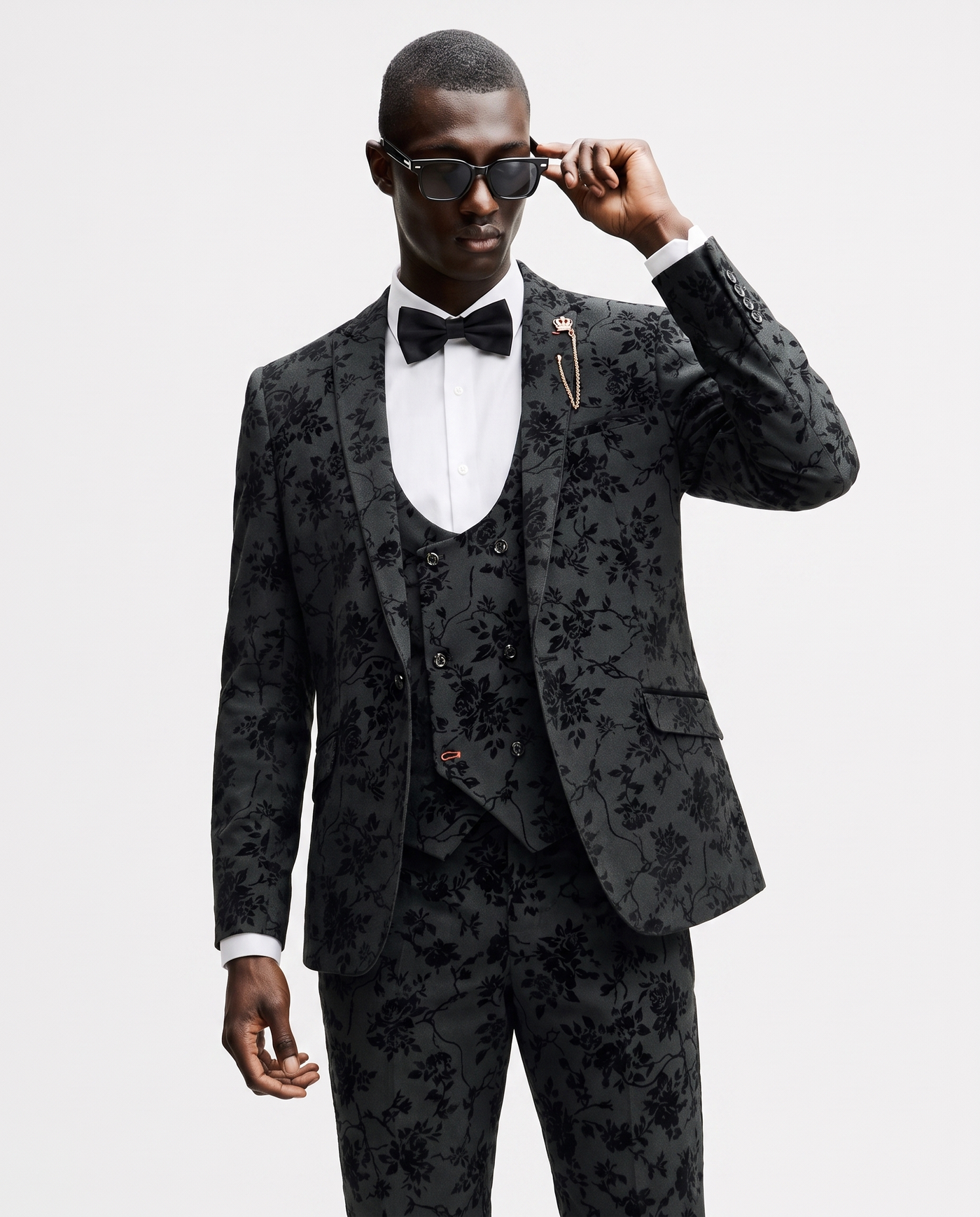 Georgi - Floral Three Piece Suit