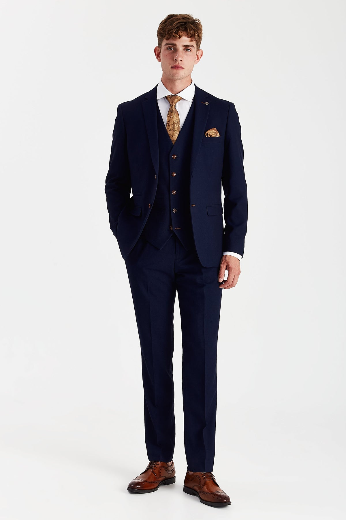 Mayfair Navy Father & Son Suit – view 3